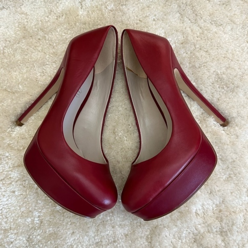New - Aldo Red Platform Pumps size 7